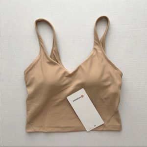 Lululemon Align Tank Pecan Tan size 4 NWT
